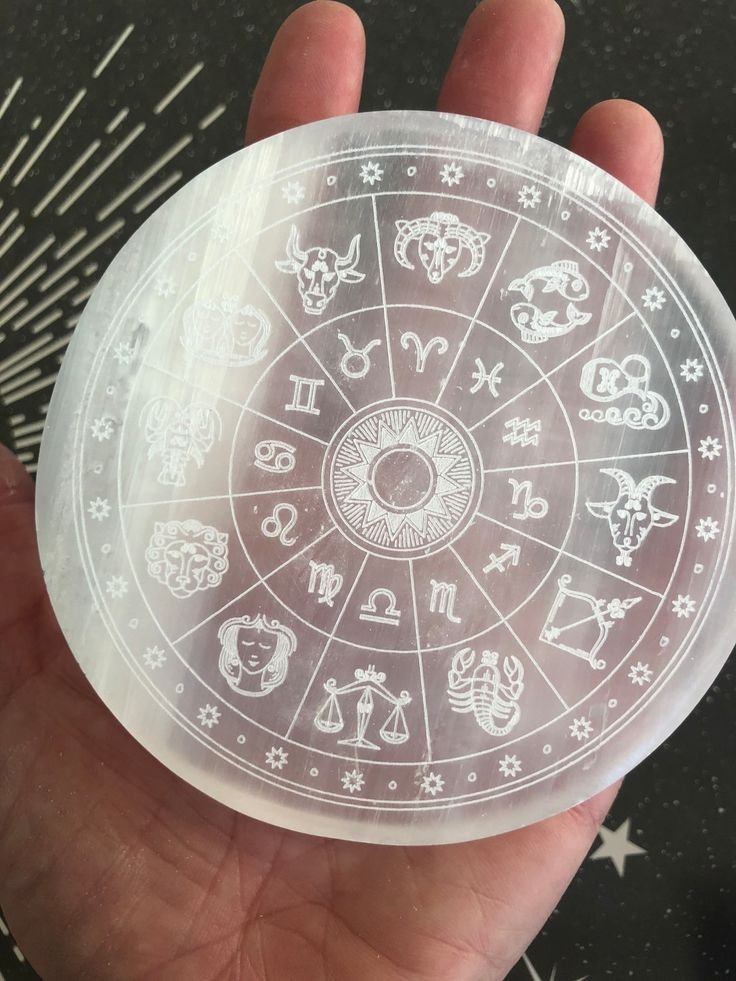 Selenite Crystal Charging Plate-Cleanse • Recharge • Amplify